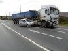 В Калужской области малолитражка попала под грузовик. Есть пострадавшие