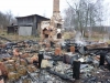 Сегодня ночью в деревне Азарово сгорел дом вместе с хозяином