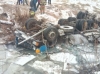 В Полотняном заводе в перевернувшемся "КАМАЗе" погиб водитель 