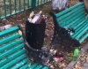 Братская могила в деревне Романово стал местом распития спиртных напитков