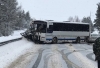 Пассажирский автобус раздавил Ладу вместе с водителем
