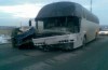 В Калужской области автобус столкнулся с легковушкой