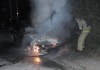 Ночью на окраине Калуги сожгли машину такси