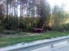 В Калужской области Chevrolet Lacetti  вылетел в кювет и перевернулся  
