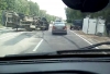 Три грузовика столкнулись на окружной дороге в Калуге