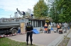 Судебные приставы снесли торговый павильон на Московской