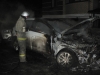 Сегодня ночью на улице Болдина сгорел автомобиль