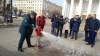 На Театральной площади в Калуге установили пожарный гидрант