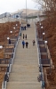 Реконструкция лестницы от музея космонавтики к набережной Яченского водохранилища завершена
