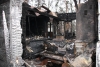 Под Калугой сгорел частный дом прямо напротив пожарной части
