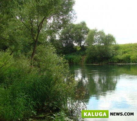 В одной из рек Калужской области обнаружен утопленник с привязанным к телу бетонным блоком