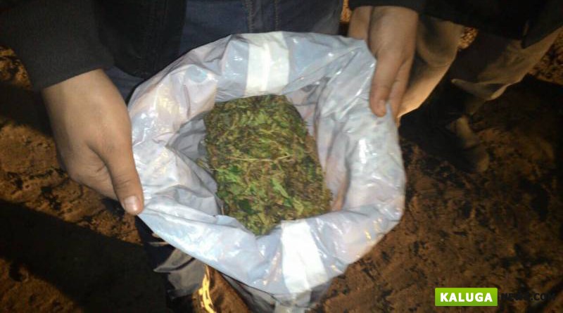 В Калуге задержан нетрезвый водитель с крупной партией марихуаны