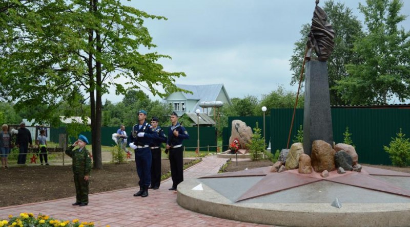 В Жуковском районе открыли мемориальный комплекс воинам, погибшим в годы ВОВ