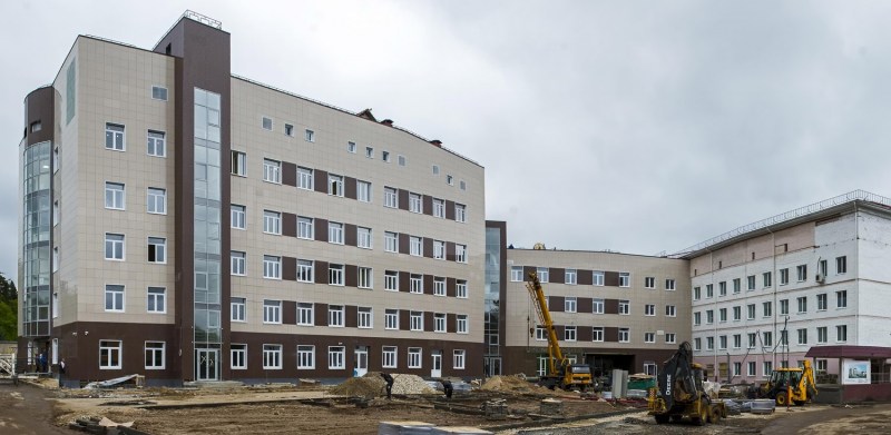 Строительство нового перинатального центра в Калуге практически завершено