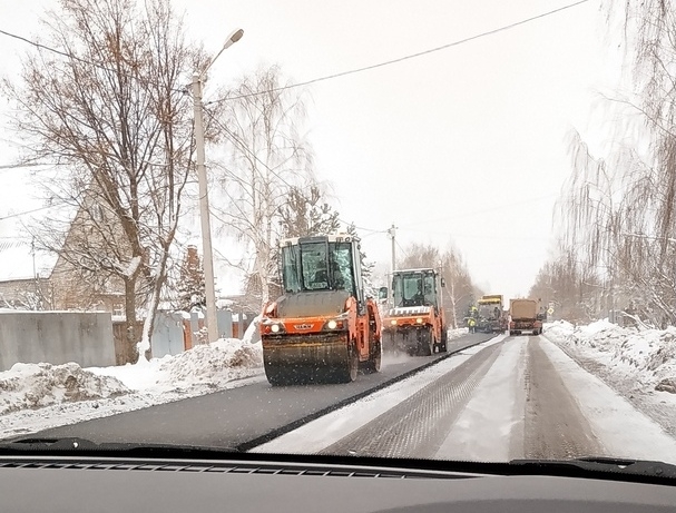 Городские власти о зимней укладке асфальта в Шопино: Все сделано по технологии