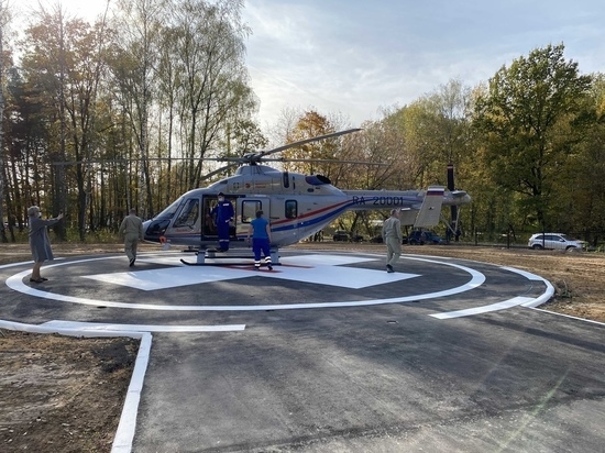 За один день вертолет санавиации доставил двух пациентов в Калугу