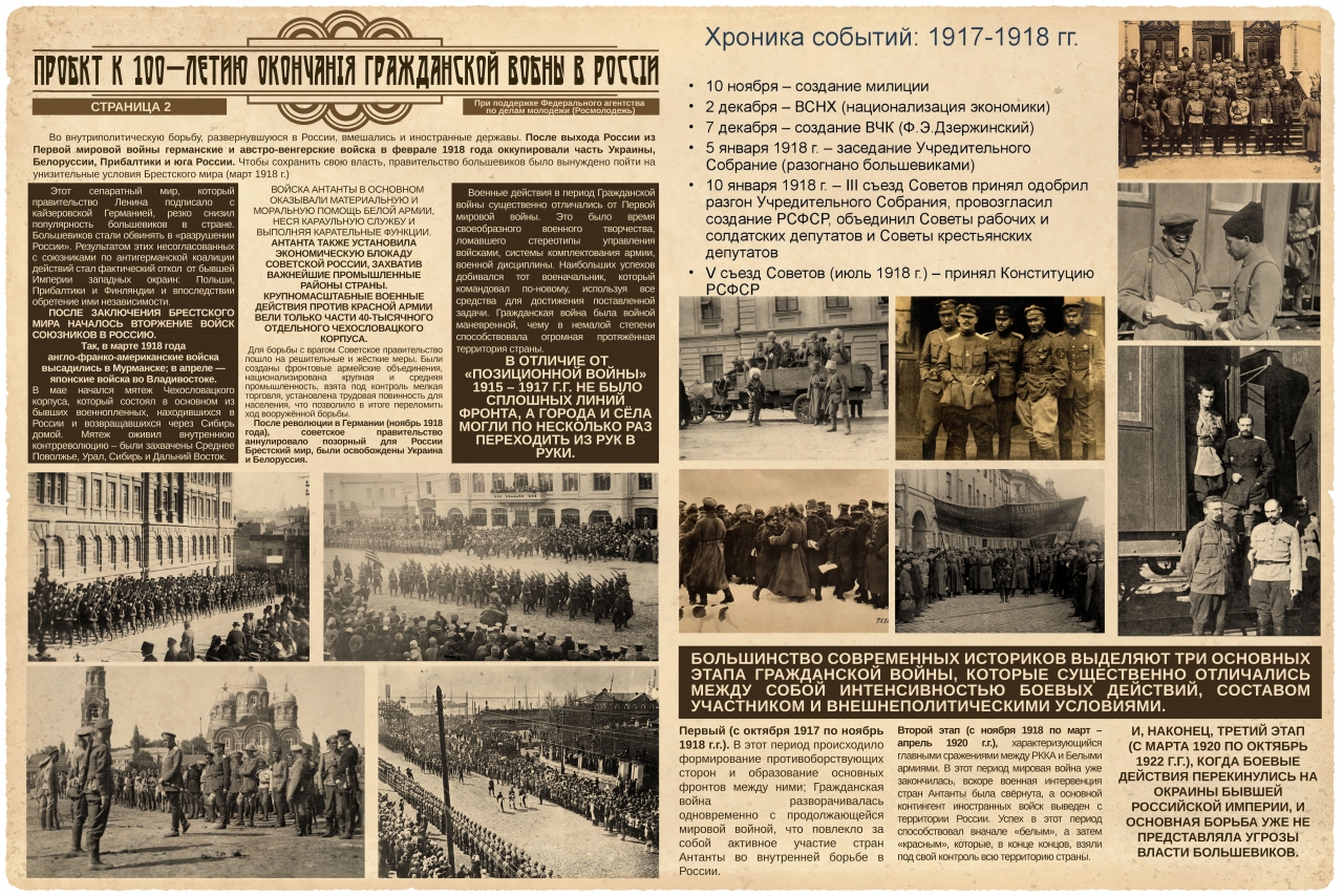 «Проект – 1922. Выставка к столетию окончания Гражданской войны в России»