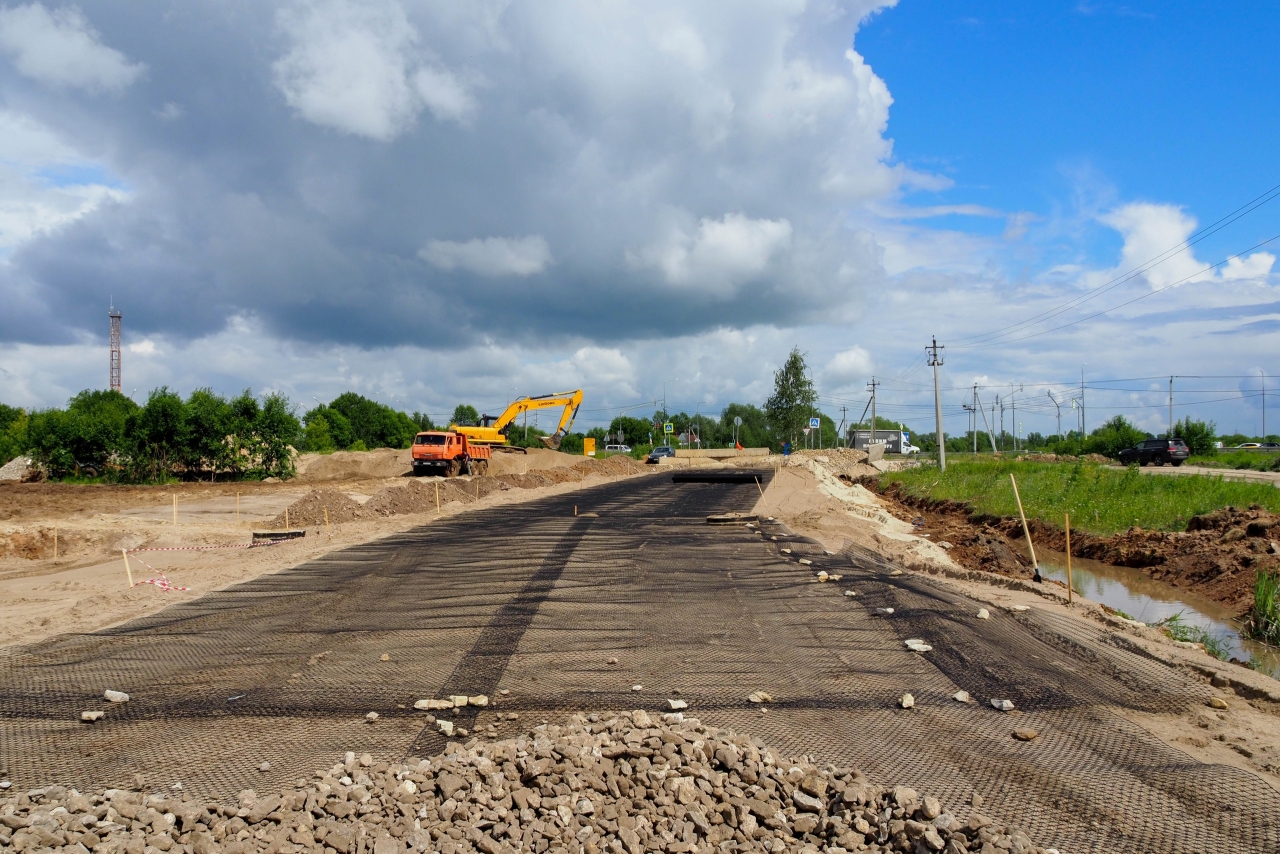 Строительство дороги к кампусу Бауманки в Пучково отстает от графика