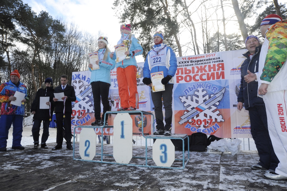 Всероссийская гонка «Лыжня России» собрала в Калуге более 4 тысяч участников